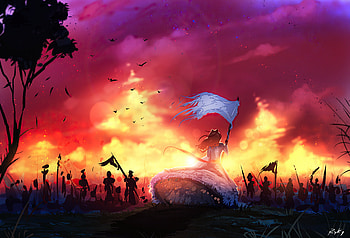 Queen On War , queen, artist, artwork, digital-art HD wallpaper