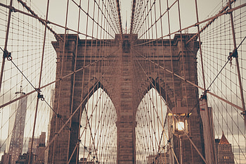 New York, Cities, Architecture, Bridge, Brooklyn HD wallpaper