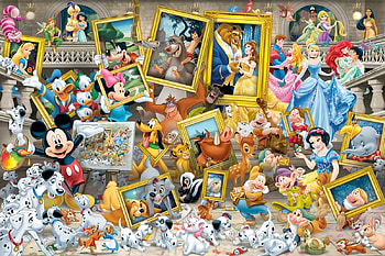 Disney World, mickey mouse, fantasy, disney, characters, luminos, princess, all HD wallpaper