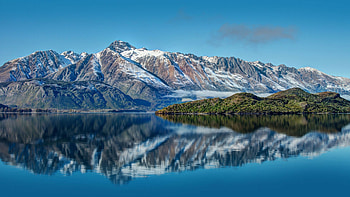 Lake Pyramid, New Zealand HD wallpaper