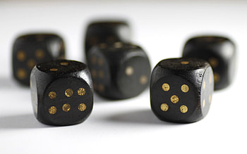 Macro, Point, Points, Dice, Bones, Playing HD wallpaper