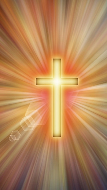 Jesus, Cross Glow, Background HD phone wallpaper