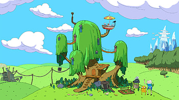Adventure Time background, Animated series, Cartoon characters, Adventure Time art HD wallpaper