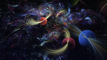 Abstract, Planets, Rotation, Space, Imagination, Space Sphere HD wallpaper