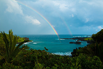 Rainbow over Maui, Ultra , Natural spectacle, Stunning HD wallpaper