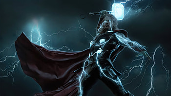 Thunder Thor , thor, superheroes, artist, artwork, digital-art HD wallpaper