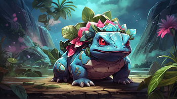 Venusaur Pokémon , Venusaur (Pokémon), Bulbasaur (Pokémon), Pokemon, fantasy, jungle HD wallpaper