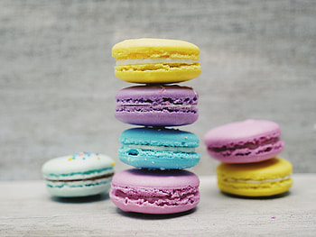 Food, Desert, Macaroons, Macaroon, Macaroni, Pasta HD wallpaper