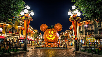 Disneyland, Halloween HD wallpaper