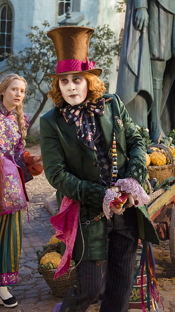 Alice, Looking Glass, Jonny Depp, Movies HD phone wallpaper