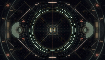 Abstract, Circles, Neon, Glow HD wallpaper