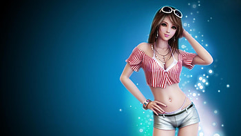 fansy cute lady, amit, omdave, matu, hrdave HD wallpaper