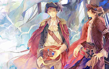 Hetalia ~ England, blue, england, purple, pink, gems, boy, anijme, red, hetalia, manga, hat HD wallpaper