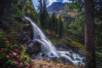 Katunskiy Bbiosphere Reserve, Biosphere, nature, Reserve, Katunskiy, waterfall HD wallpaper