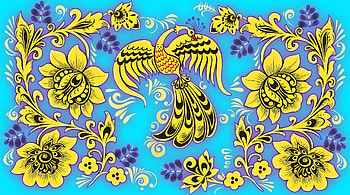 Miscellaneous, Flowers, Miscellanea, Bird, Pattern, Khokhloma HD wallpaper