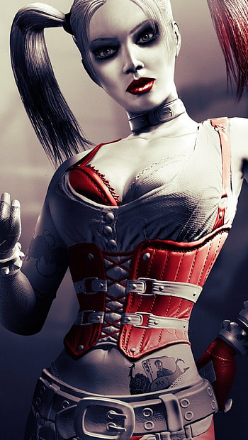 Harley Quinn, Batman: Arkham City HD phone wallpaper