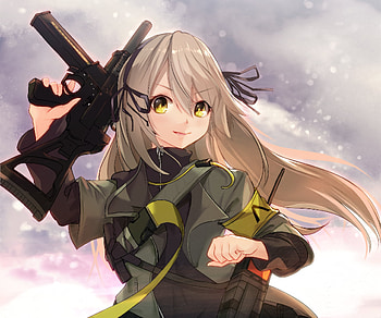 UMP40 - Girls Frontline, UMP40 (Girls Frontline), video game, Girls Frontline HD wallpaper
