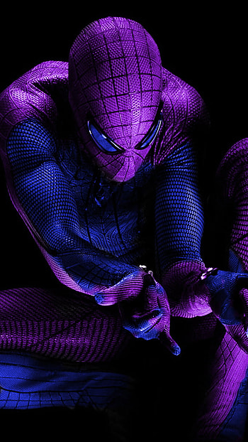 Purple Spidey, purple, movie HD phone wallpaper