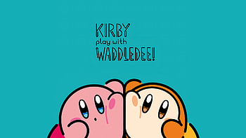 Kirby & Waddle Dee — Playtime, Kirby HD wallpaper
