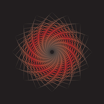 Vector, Lines, Grid, Funnel, Geometric, Swirling, Involute HD phone wallpaper