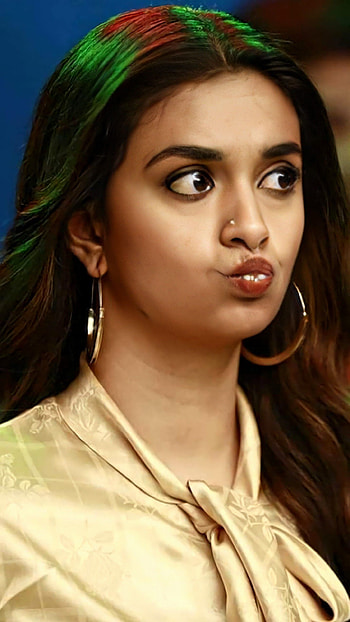 Keerthi Suresh, tamil actress HD phone wallpaper