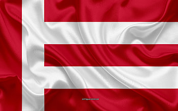 Flag of Eindhoven, , silk texture, Eindhoven, Netherlands, Eindhoven flag, Dutch cities HD wallpaper