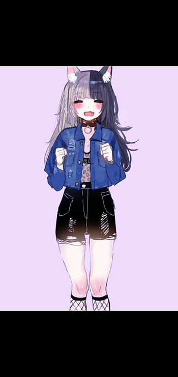 Anime Girl, fashion design, hime cut, drawing, cute, new year HD phone wallpaper