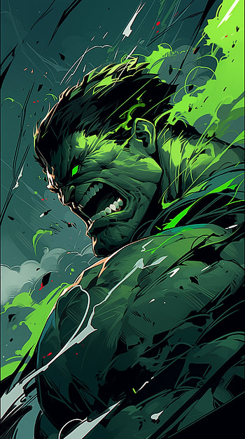 Emerald Fury; Savage Green; Hulk: Verdant Rage; Rage Unleashed; Gamma Storm, Comic, Hulk, green HD phone wallpaper