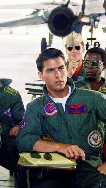 Top Gun, Tom Cruise, Pilot, Background HD phone wallpaper