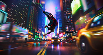 Spider-man, movie, art, spider-verse HD wallpaper