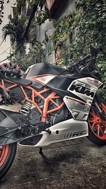 Ktm Rc 390, Grey Theme HD phone wallpaper