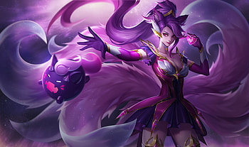 Star Guardian Ahri , ahri, league-of-legends, games, artwork, artist, digital-art, artstation HD wallpaper