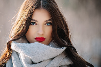 Eyes, model, lady, pretty HD wallpaper