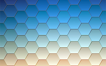 Hexagonal grid, gradient, abstract HD wallpaper