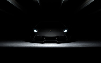 Black Ferrari Background HD wallpaper