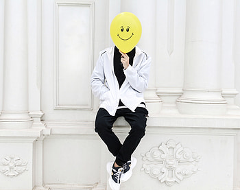 Miscellanea, Miscellaneous, Balloon, Smile, Human, Person, Emoticon, Smiley HD wallpaper