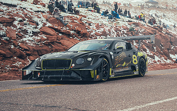 Bentley Continental GT3 Pikes Peak, racing cars, 2021 cars, supercars, 2021 Bentley Continental GT, Bentley HD wallpaper
