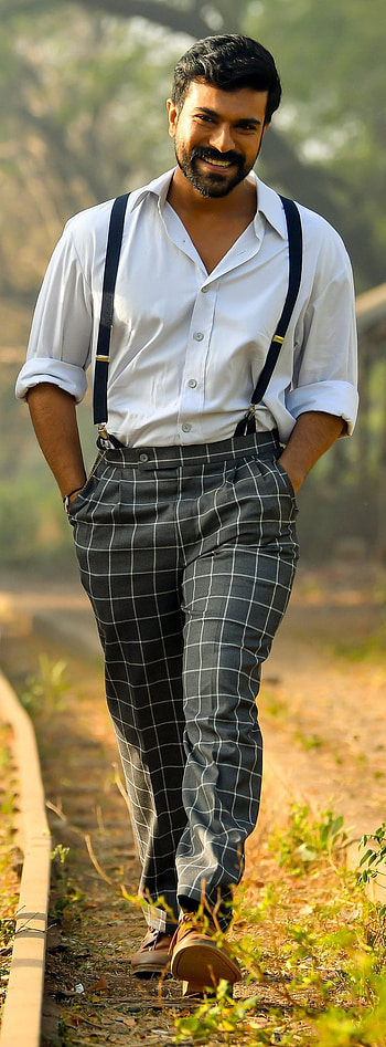 Ram Charan, cherry, tartan, rrr HD phone wallpaper