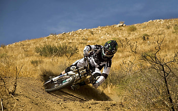 Sports, Fox, Bicycle, Downhill, Led, ride, Cycling, Fullface, Mtb HD wallpaper