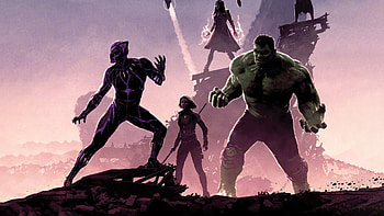 Avengers Infinity War Heroes, avengers-infinity-war, movies, hulk, black-panther, wanda-vision HD wallpaper