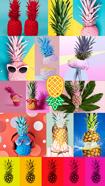 Pineapple Upside Down, swinger, fruit HD phone wallpaper