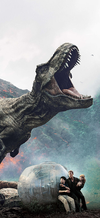 Jurassic World Fallen Kingdom, International poster, XS Max, High definition HD phone wallpaper