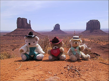 Sweet bunnies, sweet, desert, teddy, bear HD wallpaper