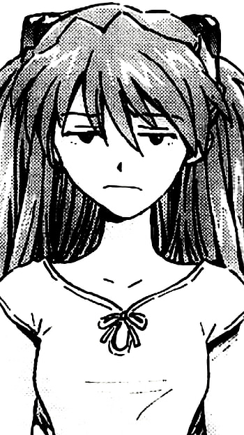 ASUKA MANGA, evangelion HD phone wallpaper