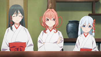 Yae, Yuna, and Asahi, Anime, Tying the Knot with an Amagami Sister, Asahi Amagami, Yuna Amagami, Yae Amagami HD wallpaper