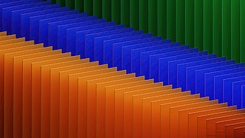 Orange Blue Green 3d Abstract, abstract, artist, artwork, digital-art, behance HD wallpaper