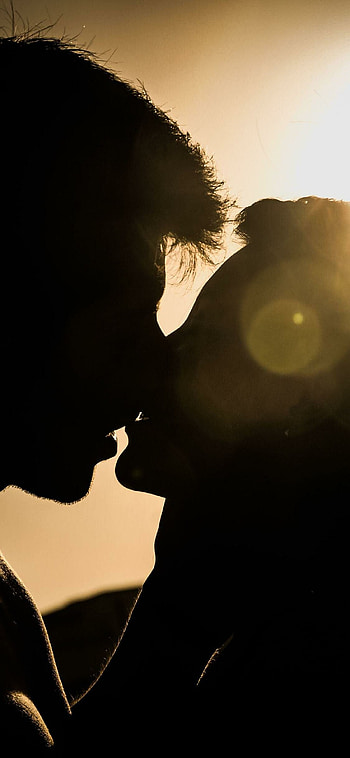 kiss , Romantic gestures, Tender moments, Loving couples HD phone wallpaper