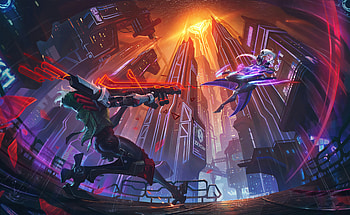 League Of Legends Wild Rift Project Vayne Vs Jhin , league-of-legends, 2022-games, games, artstation HD wallpaper