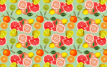 Citrus Pattern, colors, fruit, citrus, pattern HD wallpaper