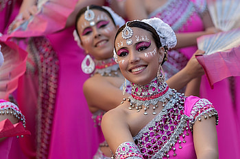 Brasil carnival, girl, pink, woman, jewel, vicente concha HD wallpaper